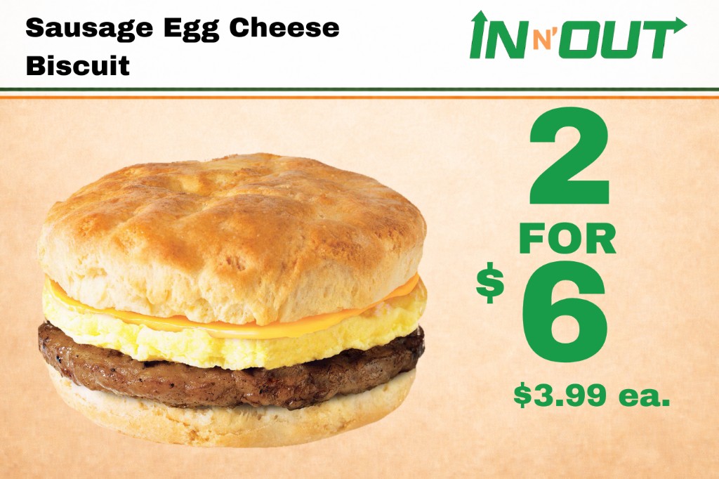 Sausage, Egg & Cheese Biscuit