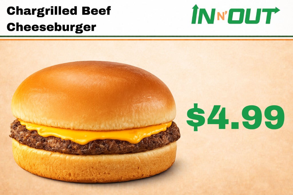 Chargrilled Beef Cheeseburger